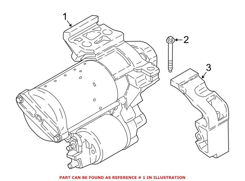 BMW Starter Motor 12418625996